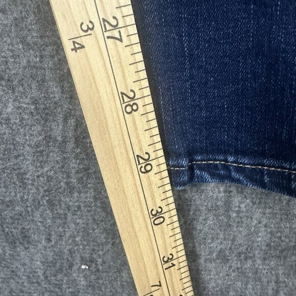 Madewell 10" High Rise Skinny Womens SIze 27T (27X29.5") Blue Denim Jeans - Picture 5 of 14